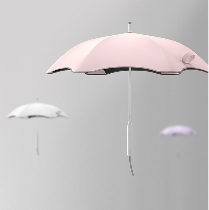 Flower-Shaped Straight Umbrella
